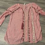 ZARA  trf Collection Red White Boho Dress; Small Women’s Photo 6