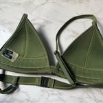Triangl Army Green Crochet Triangle Swim Bikini Top Small Photo 2