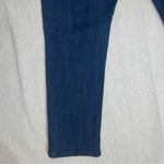 Westport | Dark Wash Embroidery Accented Signature Fit Ankle Jeans | Size 12 Photo 6