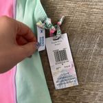 Love Shack Fancy NWT  X Hurley Pink Neon Colorblock One Piece Swimsuit Size Small Photo 3