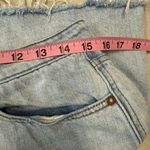 We The Free   by Free People Women Size 29 Button Fly Distressed Mini Denim Skirt Photo 4