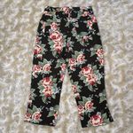 Lauren Ralph Lauren Floral Print Capri Pants Petite 4P Green Size 4 Photo 4
