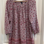 CHAPS  cotton paisley peasant blouse Photo 0