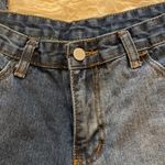 Funky Reworked Spliced Raw Hem Straight Leg High Rise Women’s Denim Jeans Size 30 Photo 2