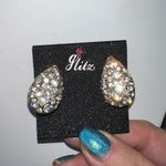 Glitz  Pave‎ CZ teardrop Clip Earrings Photo 6