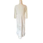 Soft Surroundings  Maxi Dress White Cotton Lace Boho Romantic Womens Size Small Photo 1