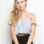 Brandy Melville  Beccah Off the Shoulder Top One Size Photo 0