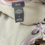 Aerie Lavender And White Striped One Piece Swimsuit Size Large Long Photo 6