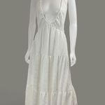 SheIn  Vcay Tiered Long White Maxi Resort Wear Dress Size XL NWT Photo 1