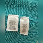 Jones New York  Teal Cardigan Short Sleeve Sweater Vest Knit Size M Photo 5
