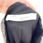 IRO  Jeyna Metallic Gathered Mini Skirt 2 Black Photo 5