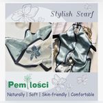 None NEW 59" Satin Scarf Fashion Hair Head Head Hair Handbag Scarf Belt Purse & Ring Photo 4