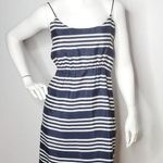 J.Crew Blouson Tankdress navy cream dress size 0 Photo 1