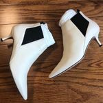 BALLY ALANNA Leather Ankle Boots in Bone White Women’s Size 8 Photo 2