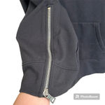 Ralph Lauren Polo  Women’s Med Black Side Zip Pullover Longline Hoodie Photo 3