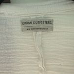 Urban Outfitters  Blouse Top Womens Small Cropped White Wrap Short Sleeve Photo 6