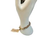 Green Sewn limited edition sustainable style vintage Sari bracelet NWT good karm Tan Photo 1