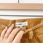 RE/DONE  70'S ULTRA HIGH RISE BELL BOTTOMS Corduroy Pants Camel Photo 4