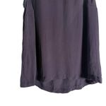 ALC Frank A.L.C. Plum Purple Silk Snakeskin Leather Trim Sleeveless Tank Top Size Small Photo 3