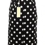 Kate Kasin Black White Polkadot Rockabilly Pinup Classic Pencil Skirt Size L NWT Size L Photo 1