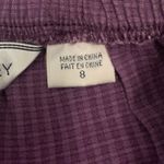 Allison Daley  Purple Check Capri Pants Cargo Cotton Fits Small Womens 8 Comfy Photo 10