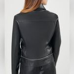 Forever 21 Faux Leather Zip-Hem Moto Jacket Photo 1