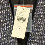 Maeve Anthropologie Tweed Blazer Puff Sleeve Business Casual Jacket Black Size 4 Photo 4