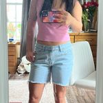 Edikted Tomboy Low Rise Denim Shorts Photo 5