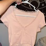 PacSun Pink Crop Tee Photo 3