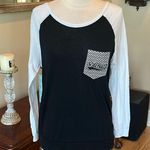 Softball Black Comfy Shirt White Raglan Sleeve Size undefined Photo 2