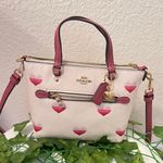 Coach Mini Gallery Crossbody With Stripe Heart Print CA793 Photo 0
