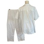 Vintage Miss Elaine PJ's Pajamas Set Floral Embroidery Sz M 2 pieces Size M Photo 1