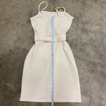 Planet Gold  Ivory tortoise shell buckle bodycon mini dress Photo 4