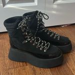 Circus by Sam Edelman Circus NY Gail Boots Sam Edelman Black Chucky Moto Boots Size 9.5M New Photo 0