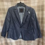 The Limited  Chambray Blue Jacket Photo 0
