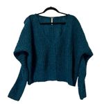 Free People Moonbeam V Neck Alpaca Sweater Womens XS Photo 2