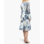 New! Komarov Long Bell Sleeve Charmeuse & Chiffon A Photo 13