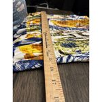 NWT INC Smocked Maxi Dress L Floral Print Blue Yellow White Cottage Romantic Size L Photo 5