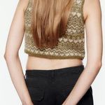 ZARA NWT  JEWEL BUTTON JACQUARD VEST Photo 8