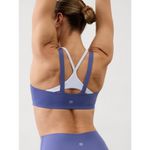Athleta New S Double Up Sports Bra Small Cup D-DD Dusk/Gossamer Photo 4