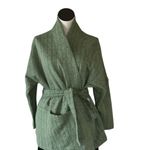 Nike NWT Womens Yoga Therma Fit Jacquard Reversible Oversized Kimono Cardigan Photo 7