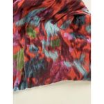 J.Crew  Floral Print Lightweight Scarf Red Pink Blue Green Coastal Grandmother Photo 2