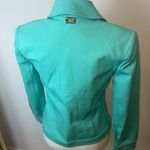 St. John Retail $500 RARE  Collection By Marie Gray Womens Teal Jacket Size P Photo 6