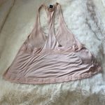 Pink Lace Loose Tank Top Pink Size M Photo 1