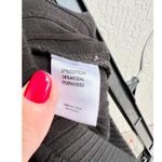 L'Academie Pull On High Waisted Ribbed Split Front Leggings Black Womens Size XS Photo 5