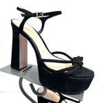 Schutz  Black Picca Sandal Heels Shoes Size 8.5 Photo 0