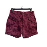 Democracy Women's Ab'solution Burgundy Camo Print Comfort Waist Pants Photo 1