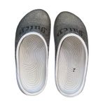 Juicy Couture White Crystal Embellished Rubber Clogs Mules Slip on Shoes crocs 9 Photo 5