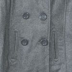 Therapy By Lane Crawford Double Breasted Wool Peacoat Gray Size XL Photo 4