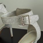 Dream Paris Dream Pairs Glittering Silver Heels Sz 6.5 Photo 4